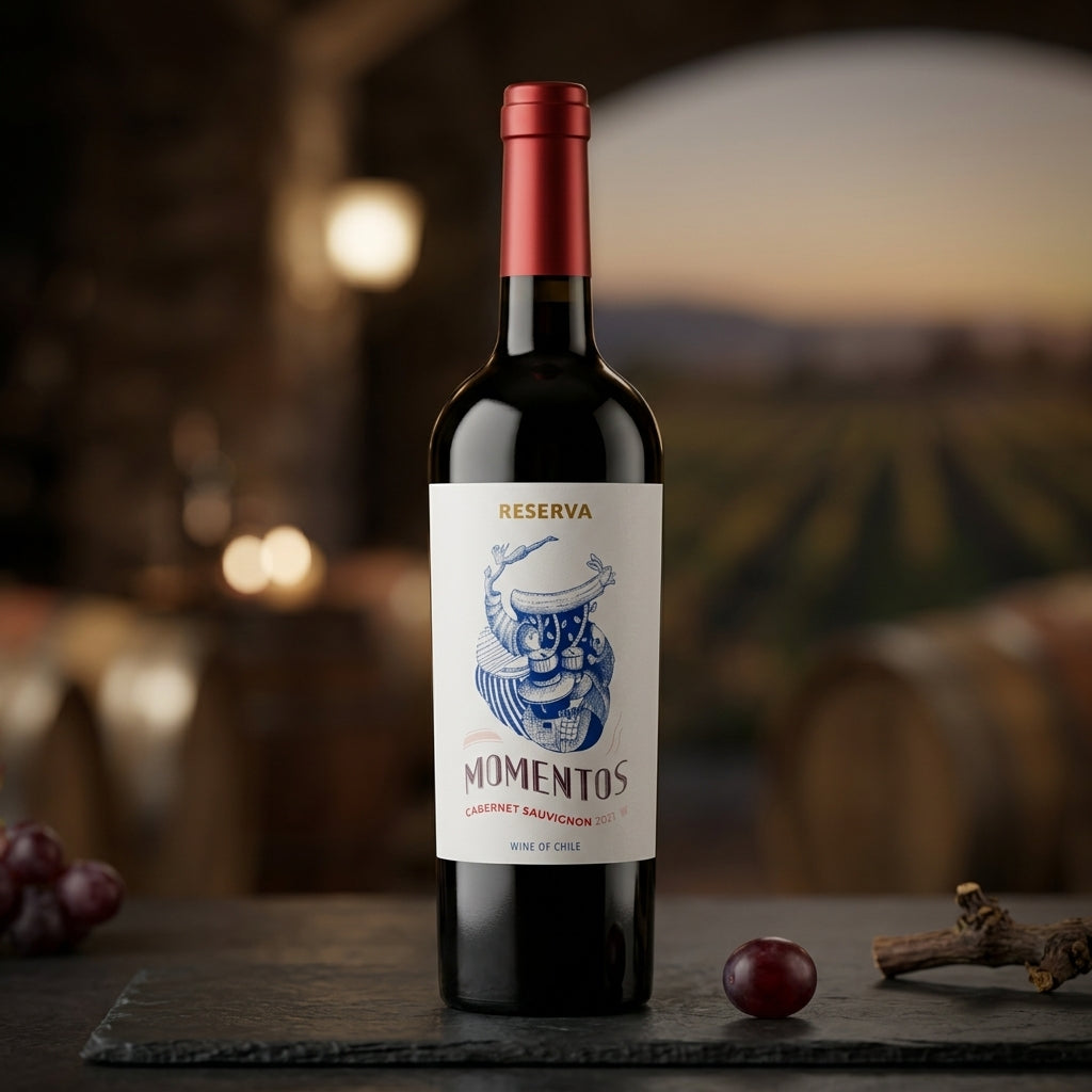 Vinho Tinto Chileno Momentos Reserva Cabernet Sauvignon