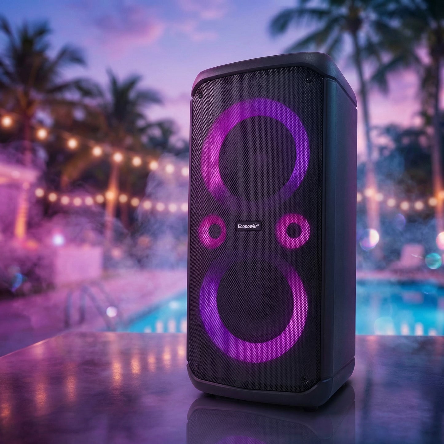 Caixa de Som Torre Ecopower EP-2225 (Bluetooth Portátil)