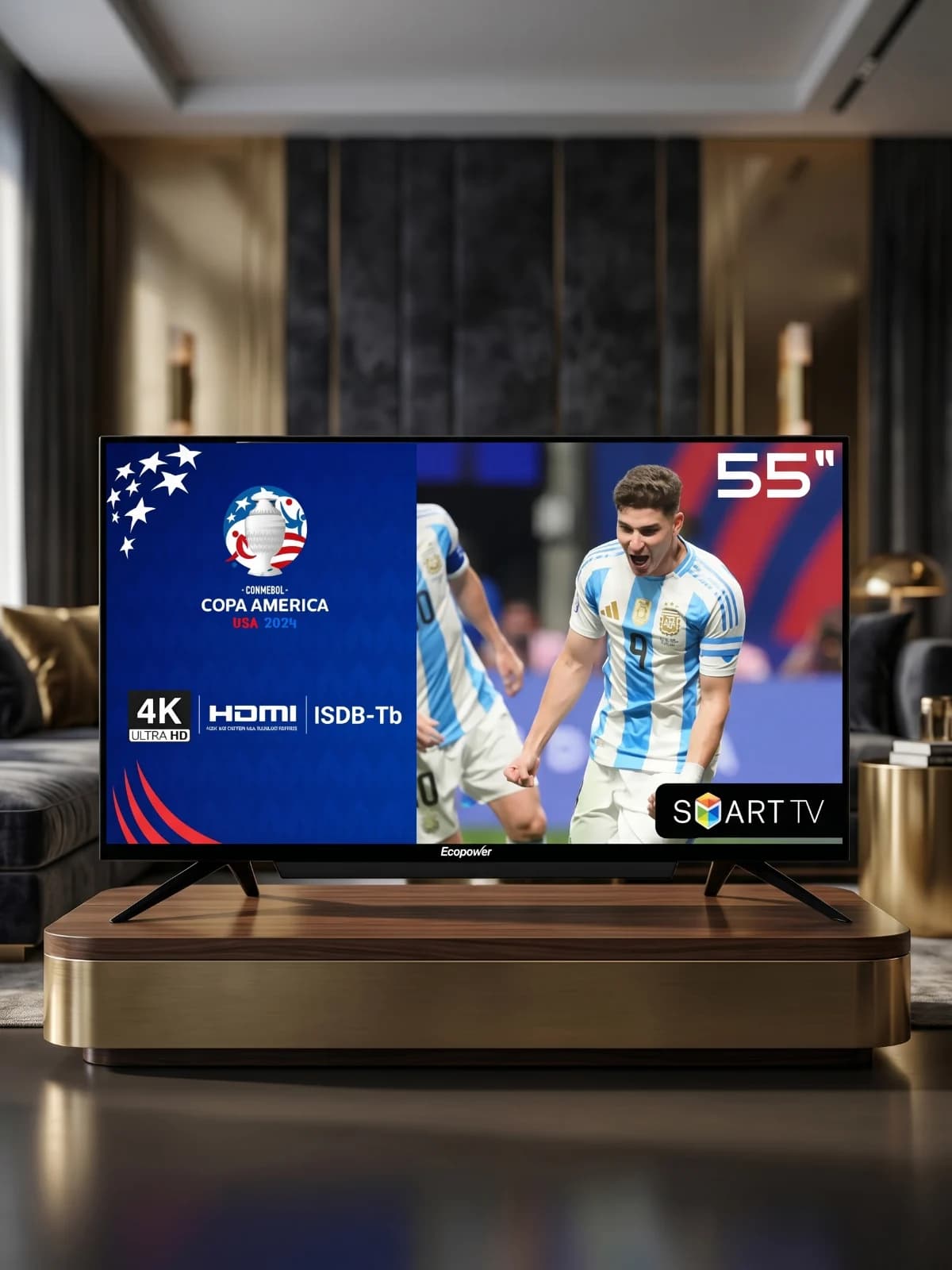 Smart TV Ecopower 55" EP-TV055 4K Android TV