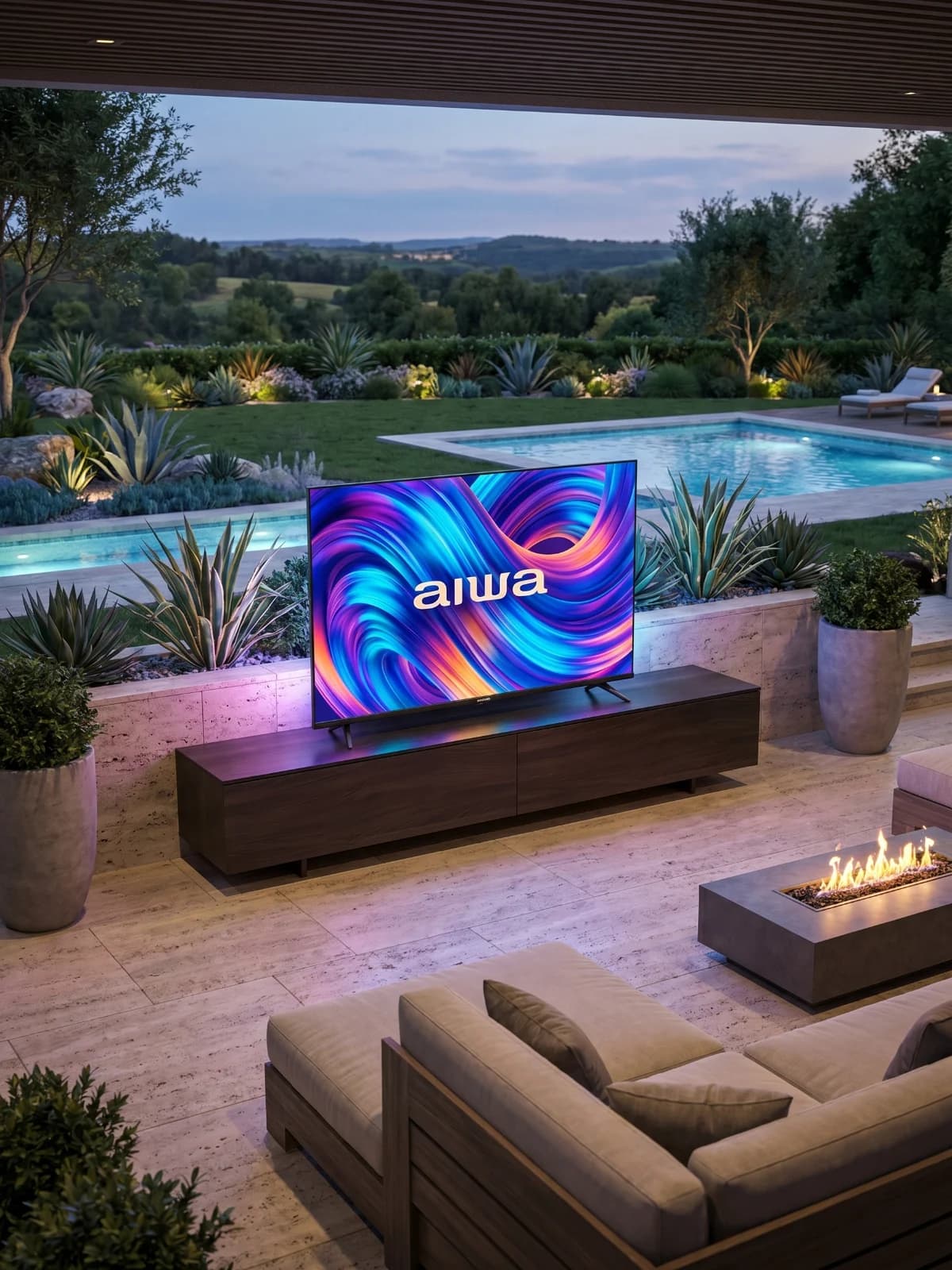 Smart TV Aiwa 40" Full HD Android Google TV Wi-Fi Bluetooth
