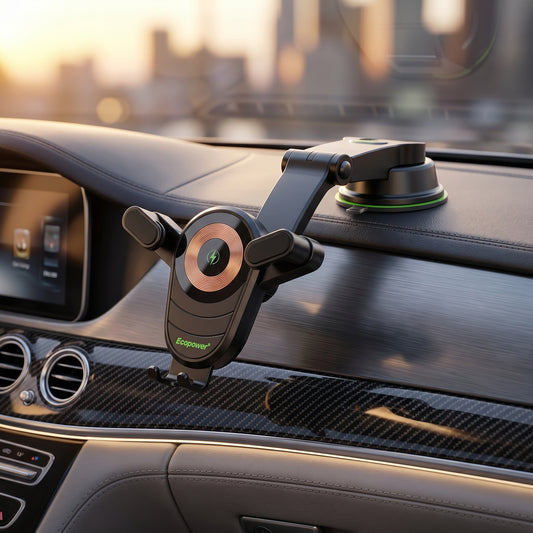 Suporte Veicular com Carregador Wireless Ecopower EP-T007 15W