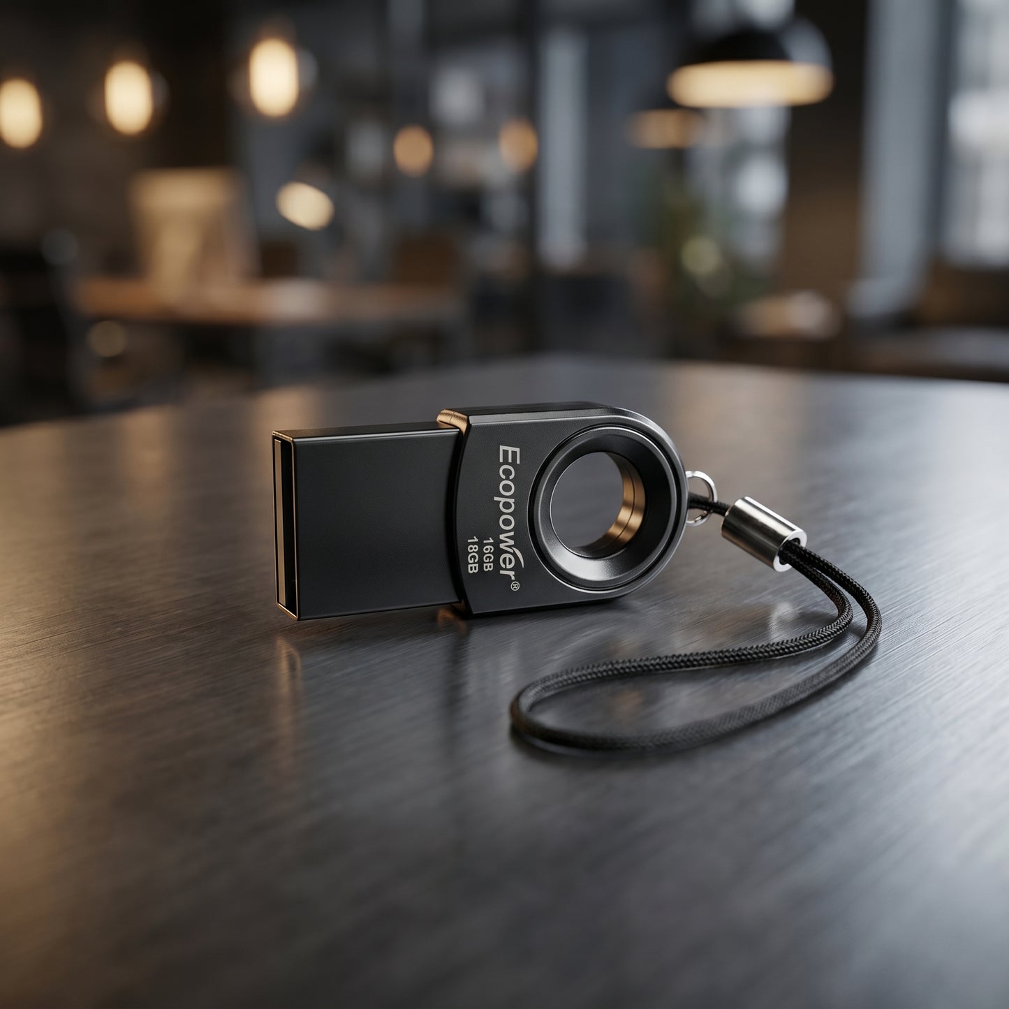 Pendrive Ecopower Love 16GB USB 2.0 Metálico