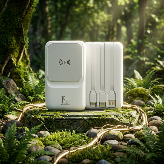 Ecopower EP-C860 – Power Bank Smart Charge 12000mAh (3 em 1 / Wireless)