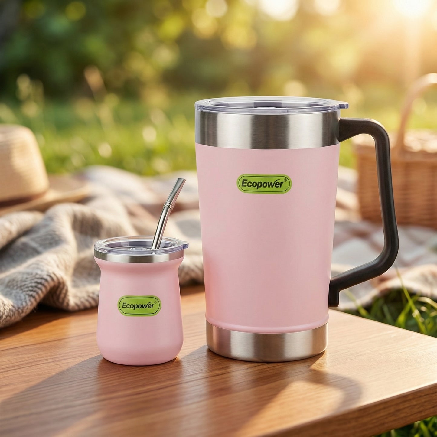 Garrafa Térmica Ecopower + Copo (Vacuum Pot)