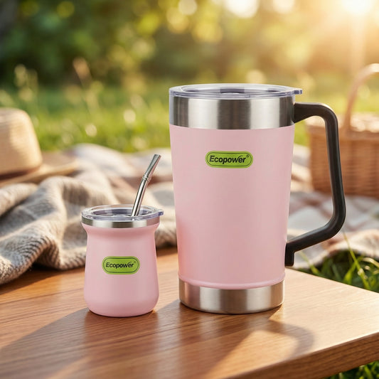 Garrafa Térmica Ecopower + Copo (Vacuum Pot)