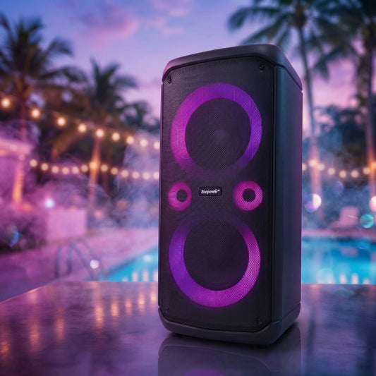 Caixa de Som Torre Ecopower EP-2225 (Bluetooth Portátil)