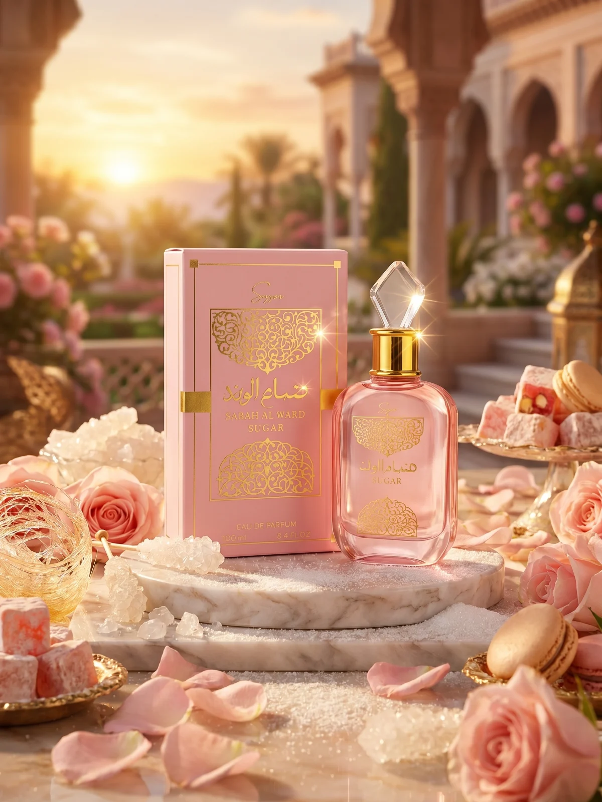 Sabah Al Ward Sugar Eau de Parfum Al Wataniah Feminino | Z&B Imports